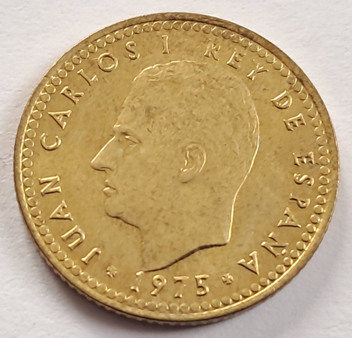 Spania, 1 Pesetas 1975, Juan Carlos I