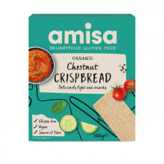 Crispbread (painici) cu faina de castane fara gluten eco 100g Amisa