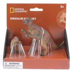 Set 2 figurine Pachycephalosaurus National Geographic, 3 ani+ foto