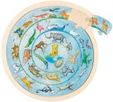 Puzzle rotund cercul animalelor, Goki