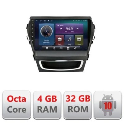 Navigatie HHyundai IX45 Santa Fe 2013-2015 C-209 Octa Core cu Android Radio Bluetooth Internet GPS WIFI 4+32GB CarStore Technology foto