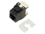 Soclu RJ45 Cat 6a 8p8c Negru