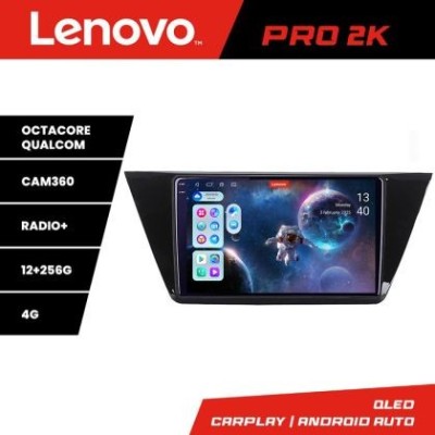 Navigatie Volkswagen Touran 2016- Lenovo Kit-3144 8 core QLED 2K 12+256 360 Android Waze USB Navigatie Internet Youtube Radio CarStore Technology foto