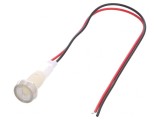 Lampă LED Control Albă &Oslash;10mm 110V Plastic