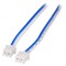 Cablu XHP-2 albastru/alb 3m cu conectare din ambele părți