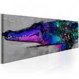Cumpara ieftin Tablou - Blue Alligator 135x45 cm
