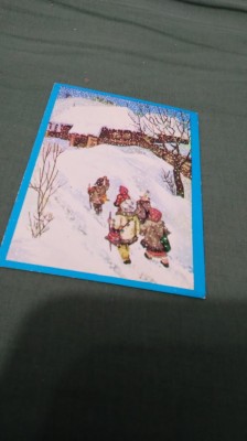 CARTE POSTALA FELICITARE CIRCULATA foto