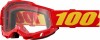 Ochelari cross/atv 100% Accuri OTG Red, lentila transparenta, culoare rama rosu Cod Produs: MX_NEW 26013522PE