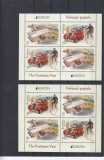 ROMANIA 2013 LP 1979 c EUROPA VEHICULE POSTALE PERECHE BLOCURI MNH, Nestampilat