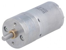 Motor DC 6V 6A cu transmisie și ax crestătură D