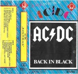 AC/DC - Back In Black, Caseta audio