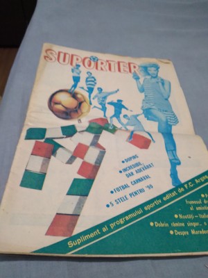 REVISTA SUPORTER SUPLIMENT AL PROGRAMULUI FC ARGES foto