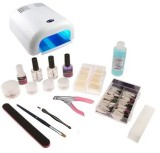 Set mare gel UV Profi 3 o lampă albă cu 4 becuri - 3 etape, INGINAILS