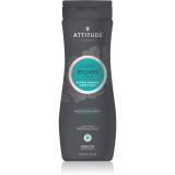 Attitude Super Leaves Scalp Care Black Willow &amp; Aspen 2 in 1 gel de dus si sampon pentru barbati 473 ml