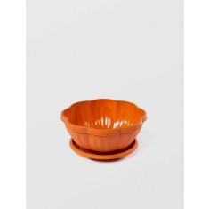 Ghiveci FLOARE cu Tava, STERK, 27 X 13cm, Plastic Maro