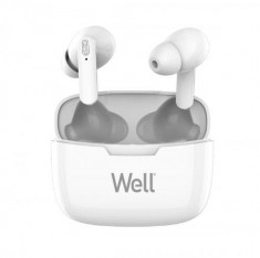 Casti Bluetooth TWS in-ear Well Boost alb foto
