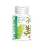 Supliment Alimentar Triplu Alge Spirulina, Chlorela si Fucus 120 capsule Dieteticos, Dieteticos Intersa