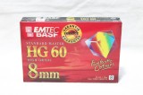 Caseta video EMTEC BASF Video8 Standard Master HG60 Fantastic Colours Video 8 60 minute - sigilata