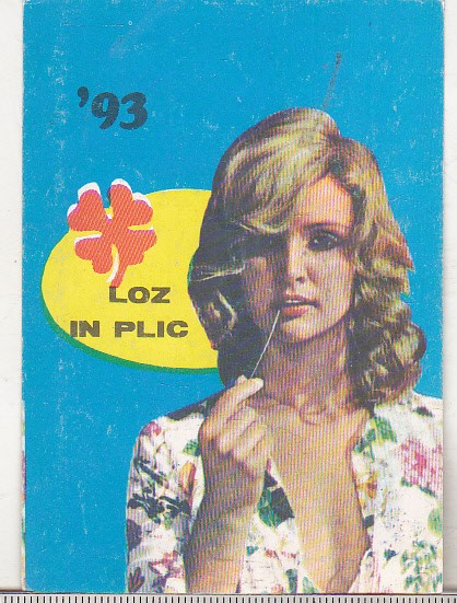 bnk cld Calendar de buzunar - 1993 Loto Pronosport - Loz in plic