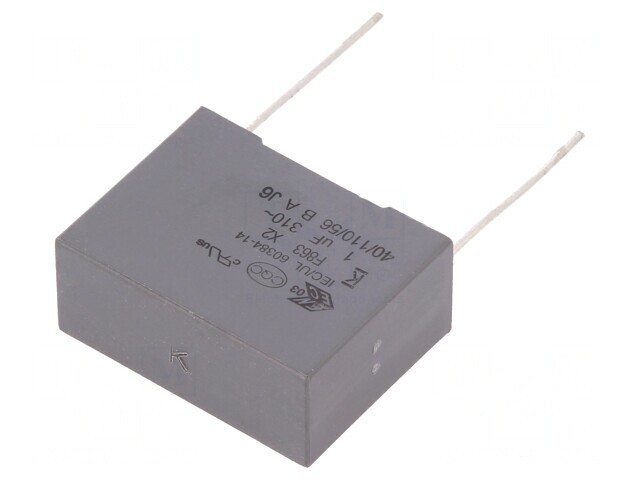 Condensator Polipropilenă 1uF 26.5x20x11mm THT &plusmn;10%
