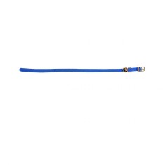 ZGARDA PENTRU PISICI FLAMINGO BLUE ELASTIC CU CLOPOTEL 32CMx10MM