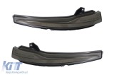 Semnale de &icirc;ntoarcere LED dinamice de tuning potrivite pentru oglinzile laterale ale Mercedes C-Class W205 sedan, S205 break 2013-2018, S-Class W222 2