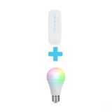 Bec smart cu telecomanda,RGB, E27, 7W, 600lm, Smartwares