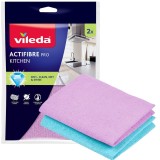 Lavete din microfibra Vileda Actifibre Pro Kitchen, 2 bucati