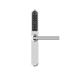 Yala smart pentru usi termopan PVC deschidere cu amprenta, cod, card, telefon, Wi-Fi, Bluetooth, argintiu