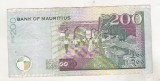 bnk bn Mauritius 200 rupii 2007 P# 57b - vf
