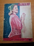 revista mariana 16-31 ianuarie 1947-moda,bluze,coafurii,rochii de seara
