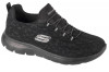 Pantofi pentru adidași Skechers Summits - Leopard Spot 149037-BBK negru, 40