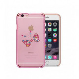Husa Capac Astrum BUTTERFLY Apple iPhone 6/6s Pink Swarovski