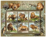 Timbre Sierra Leone 2015, Fauna: Lei / Colita - Colectie