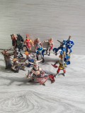 Lot figurine PAPO - Cavaleri Medievali și Romani (5 Piese Ca Noi + Bonus