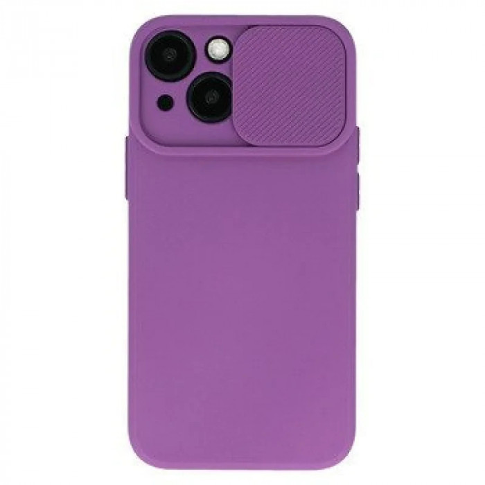 Husa Cover Silicon Camshield pentru iPhone 7/8 Plus Purple