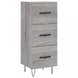 Cumpara ieftin Servanta, gri sonoma, 34,5x34x90 cm, lemn compozit