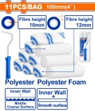 WADFOW - SET TRAFALET CU 10 CARTUSE - 100MM/4&quot; PowerTool TopQuality