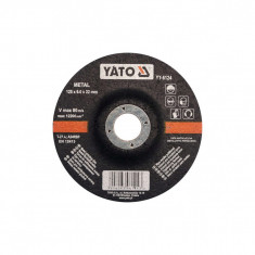 Disc slefuit metal 125 x 6 x 22 mm Yato YT-6124