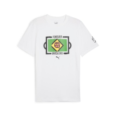 Neymar Jr tricou de bărbați Neymar Jr Brasileiro white - S foto