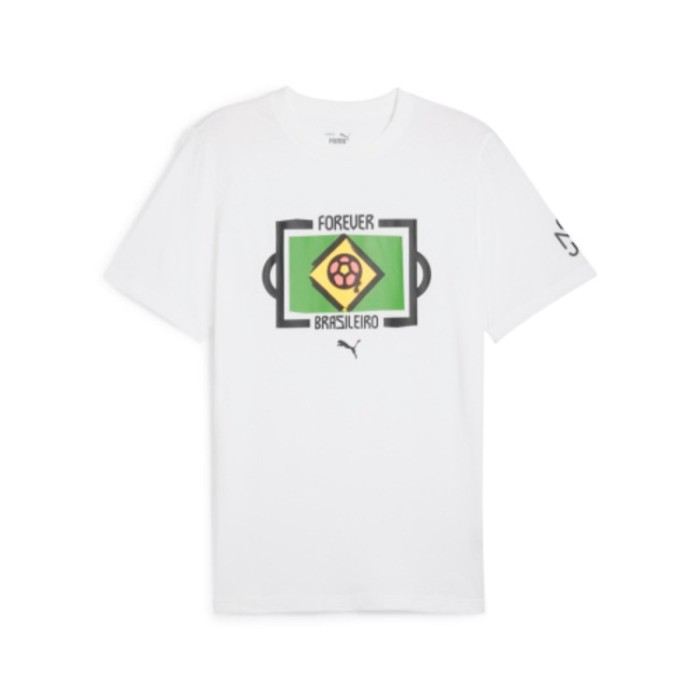 Neymar Jr tricou de bărbați Neymar Jr Brasileiro white - S