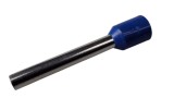 Set 100 pini terminali izolati lungi 2.5mm &sup2; gri ferule cupru 18mm