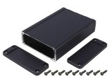 Carcasă Aluminiu Neagră IP54 84x120x28mm