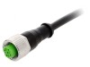 Cablu Conectare M12 4 PIN 10m PVC 30VAC 4A