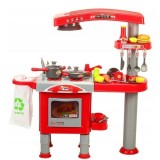 Cumpara ieftin BUCATARIE PENTRU COPII MALPLAY CU HOTA SAC DE GUNOI CHIUVETA CUPTOR SI ACCESORII 83 X 76 CM