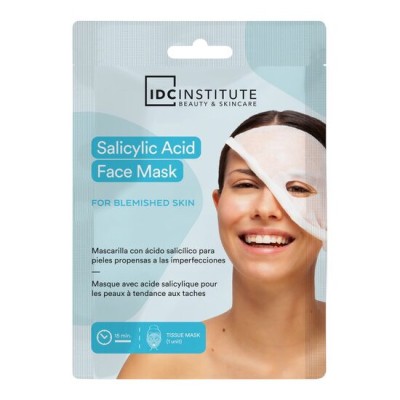 Masca faciala tip servetel cu acid salicilic, impotriva petelor pigmentare, 99044, IDC Institute foto