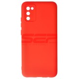 Husa Silicon Samsung Galaxy A02s Rosu - Protectie Premium Tip Original