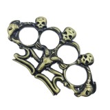 Pumnal tip box, rozeta autoaparare cu 3 capete mort, 1 cm grosime, verde