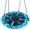 Leagan tip cuib Camuflaj 100cm, inaltime reglabila, 150 kg, Albastru Negru Household NewTrend, Oem