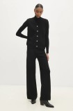 Answear Lab compleu femei, culoarea negru